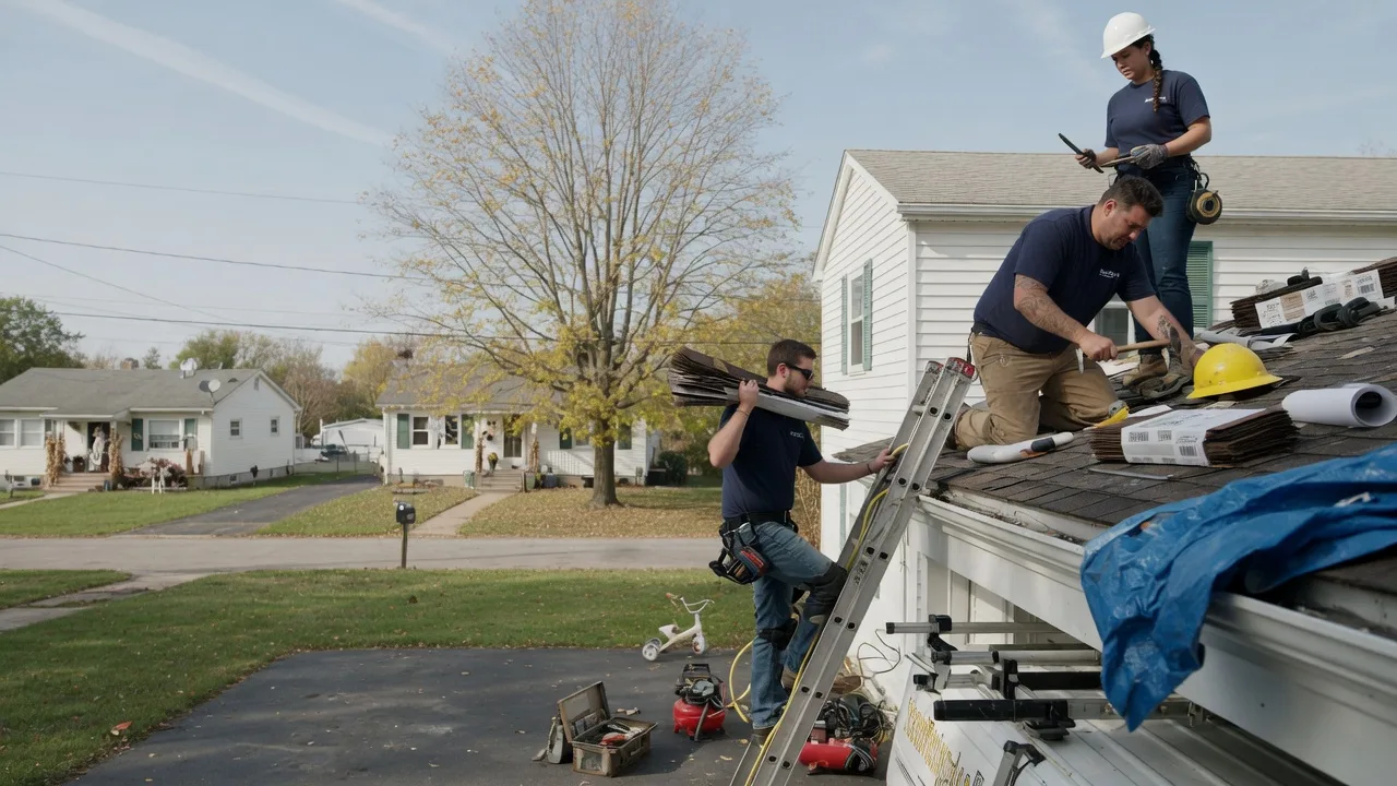 Local Roofing Contractors in Bridgeview, IL near me